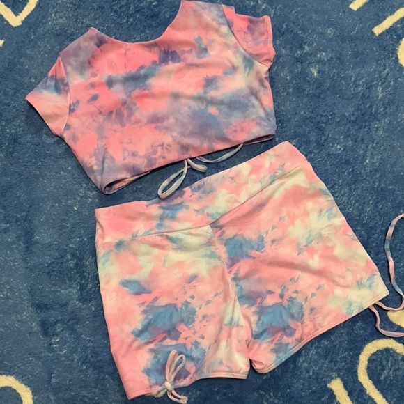 ⭐️Zaful 2-piece Swimming Suit Short Sleeve Tops+High Waist Bottom⭐️ - Picture 5 of 8